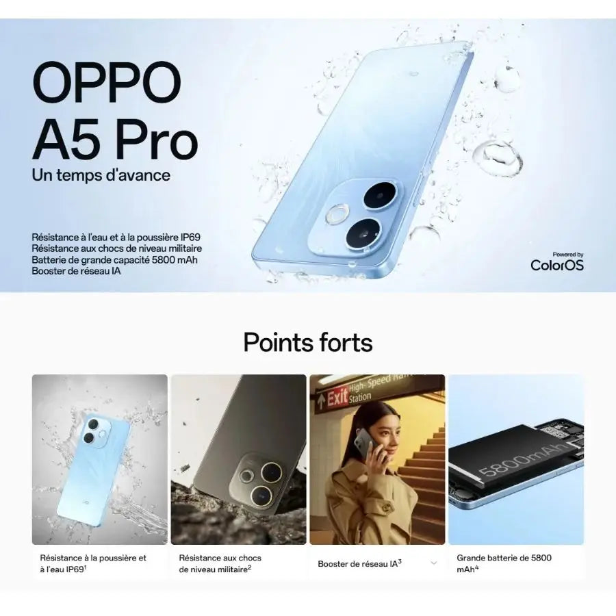 2026  OPPO A5 Pro  Global Version 8GB+256GB