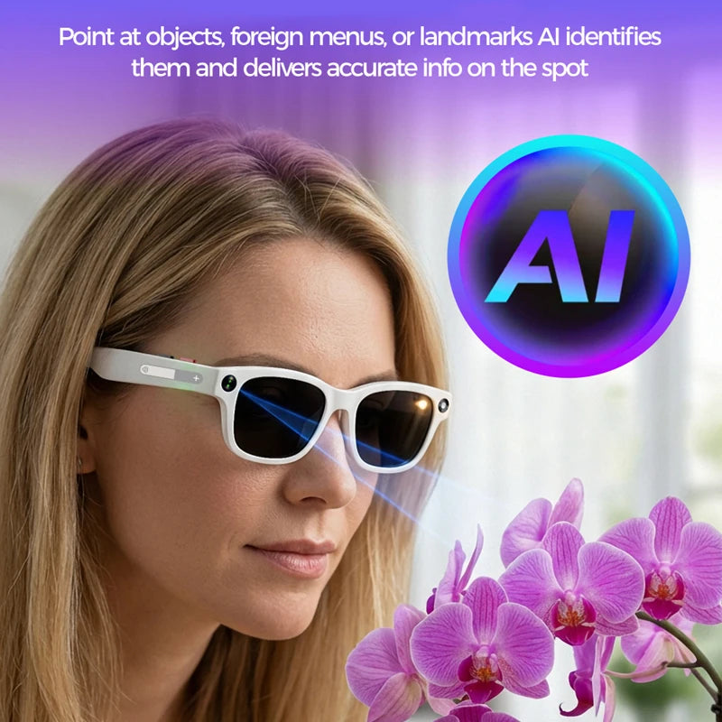 Xiaomi 4K HD AI Smart Glasses Photochromic Lens Camera