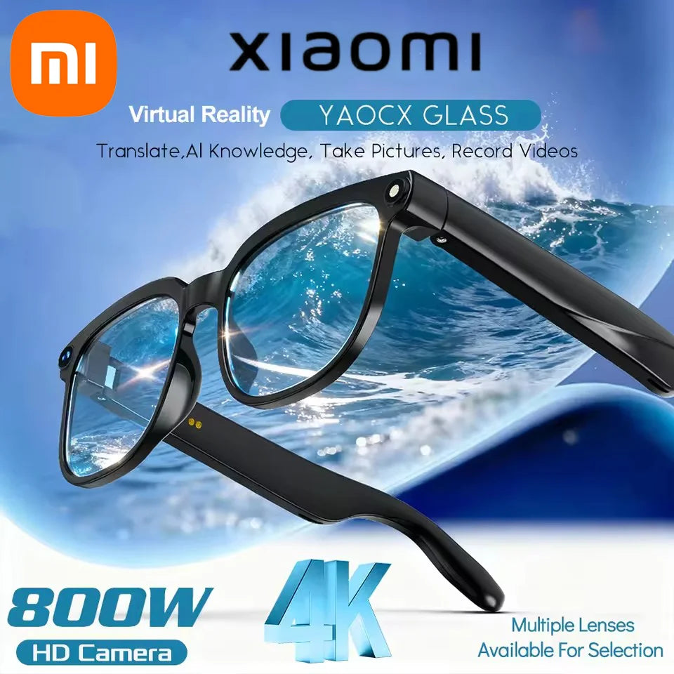 Xiaomi 4K HD AI Smart Glasses Photochromic Lens Camera