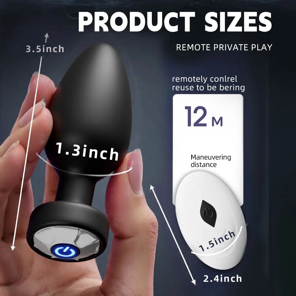 Mini Vibrating Butt Anal Plug