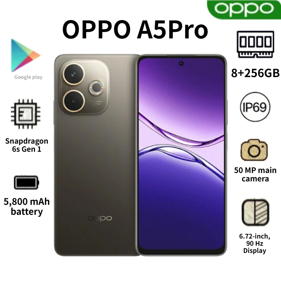 2026  OPPO A5 Pro  Global Version 8GB+256GB