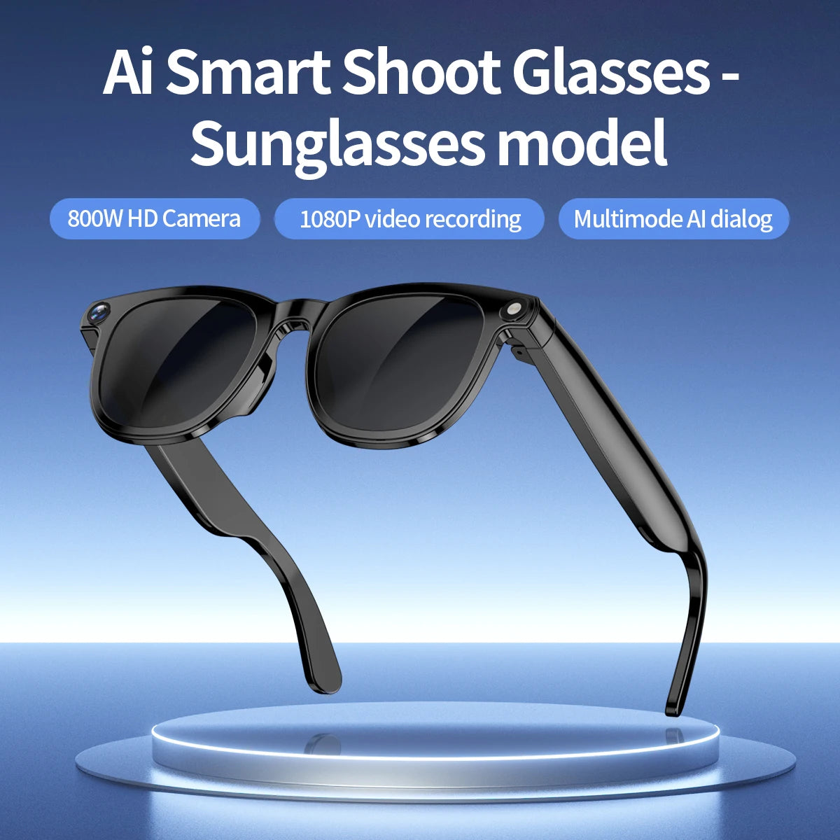 New 800W Camera AI Glasses