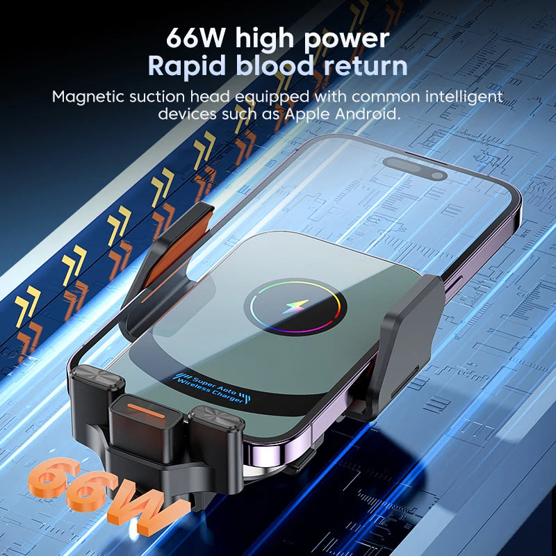 100w Qi Phone Fast Charging Magnetic