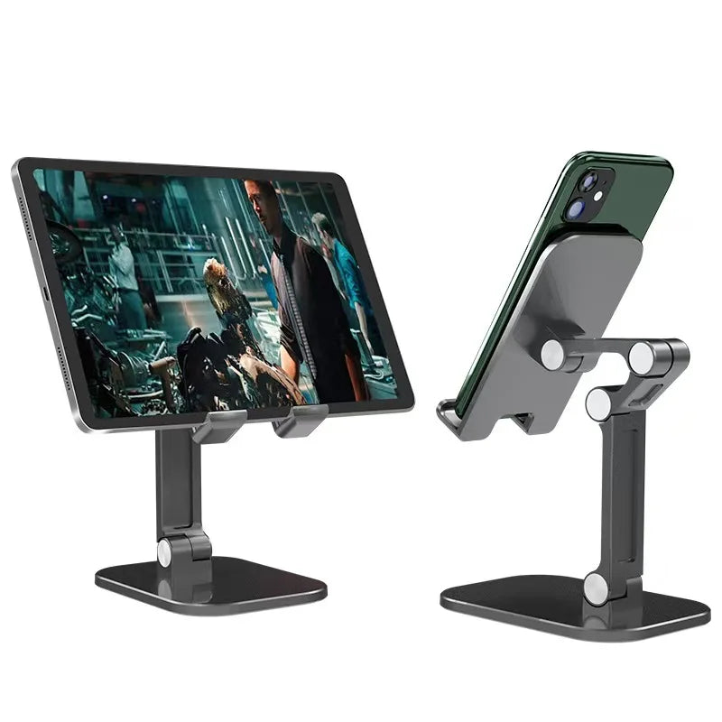Three Sections Foldable Desk Mobile Phone Holder